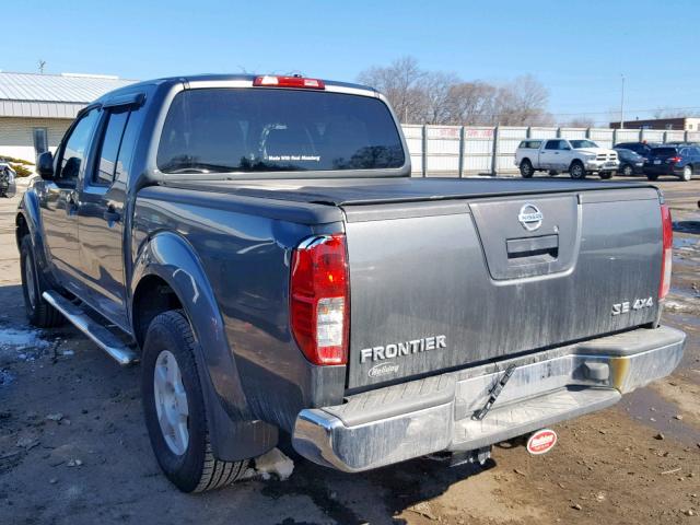 1N6AD07W25C456104 - 2005 NISSAN FRONTIER C GREEN photo 3