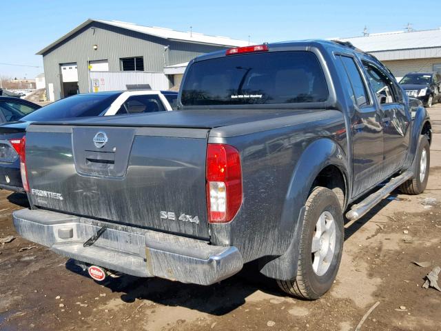 1N6AD07W25C456104 - 2005 NISSAN FRONTIER C GREEN photo 4