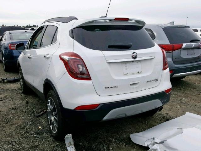 KL4CJ2SM0JB602354 - 2018 BUICK ENCORE SPO WHITE photo 3