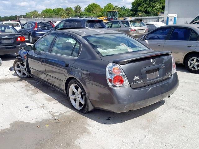 1N4BL11E15C107389 - 2005 NISSAN ALTIMA SE GRAY photo 3