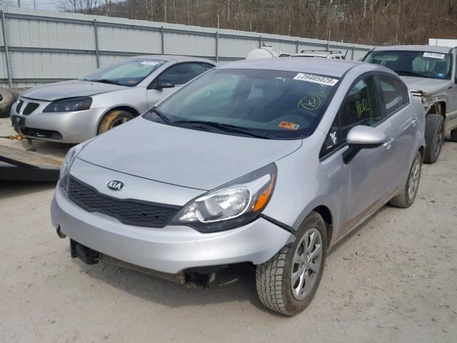 KNADM4A39H6118673 - 2017 KIA RIO LX SILVER photo 2