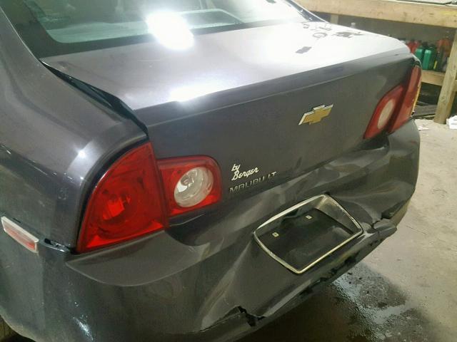 1G1ZC5EB4A4135250 - 2010 CHEVROLET MALIBU 1LT 石墨色 照片 9