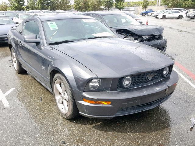 1ZVHT82H185112037 - 2008 FORD MUSTANG GT CHARCOAL photo 1