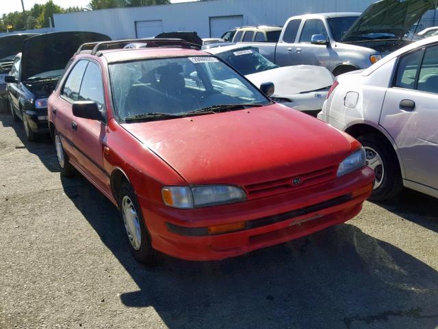 JF1GF244XPG805131 - 1993 SUBARU IMPREZA L RED photo 1