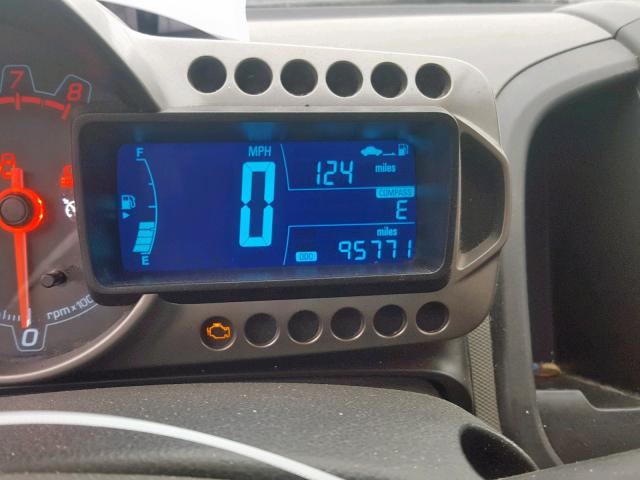 1G1JB5SHXD4109264 - 2013 CHEVROLET SONIC LS RED photo 8