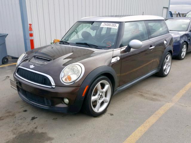 WMWMM33568TP70712 - 2008 MINI COOPER S C GRAY photo 2