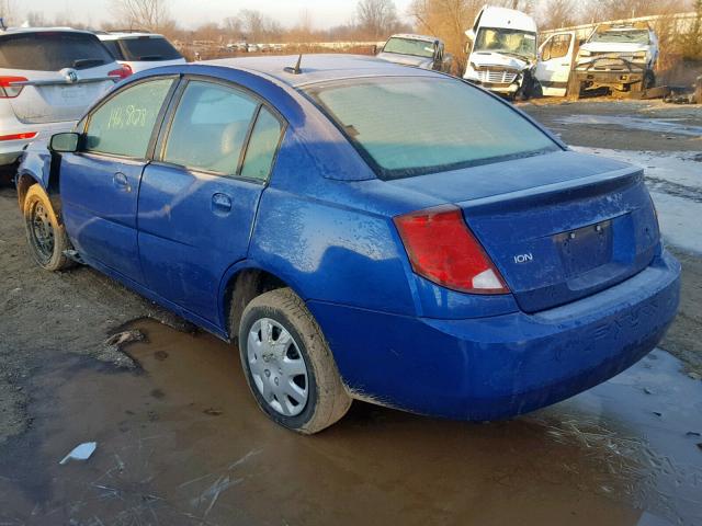 1G8AJ55F36Z151232 - 2006 SATURN ION LEVEL BLUE photo 3