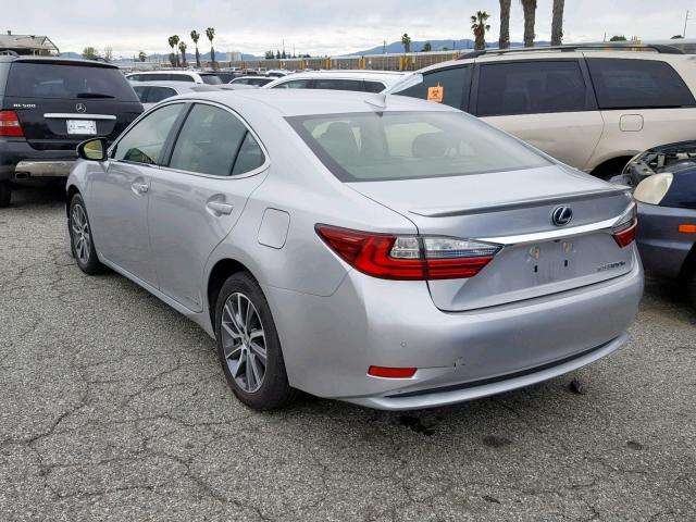 JTHBW1GG0G2123732 - 2016 LEXUS ES 300H SILVER photo 3