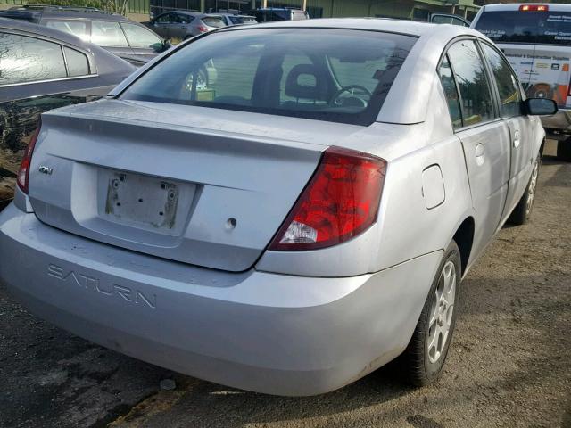 1G8AJ52F53Z120077 - 2003 SATURN ION LEVEL SILVER photo 4