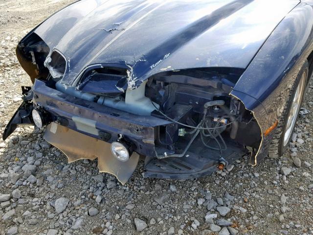 2G2FV22G622158656 - 2002 PONTIAC FIREBIRD F BLUE photo 9