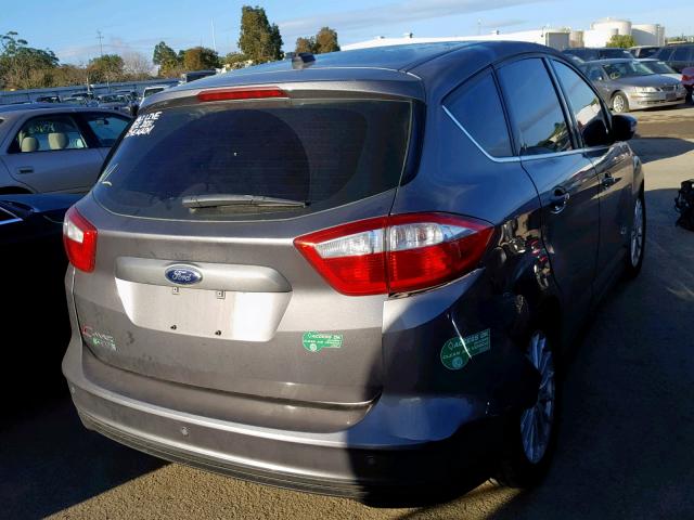 1FADP5CU6EL510650 - 2014 FORD C-MAX PREM GRAY photo 4