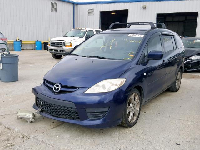 JM1CR293590327793 - 2009 MAZDA 5 BLUE photo 2