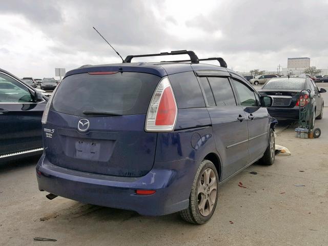 JM1CR293590327793 - 2009 MAZDA 5 BLUE photo 4