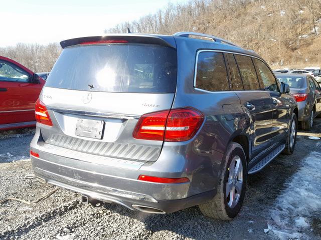 4JGDF6EE6HA856623 - 2017 MERCEDES-BENZ GLS 450 4M GRAY photo 4