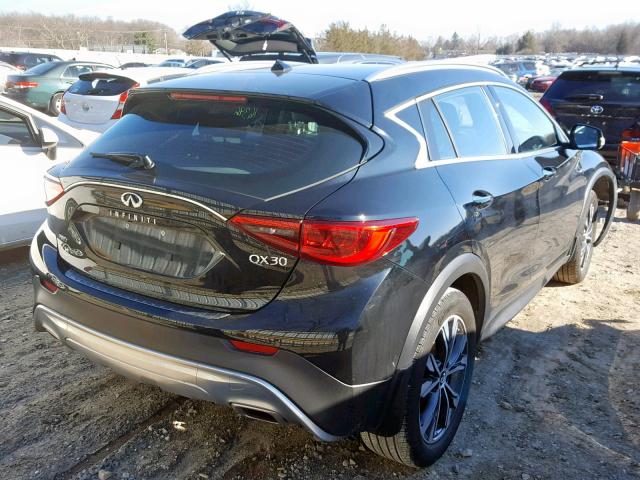 SJKCH5CR5JA055324 - 2018 INFINITI QX30 BASE BLACK photo 4