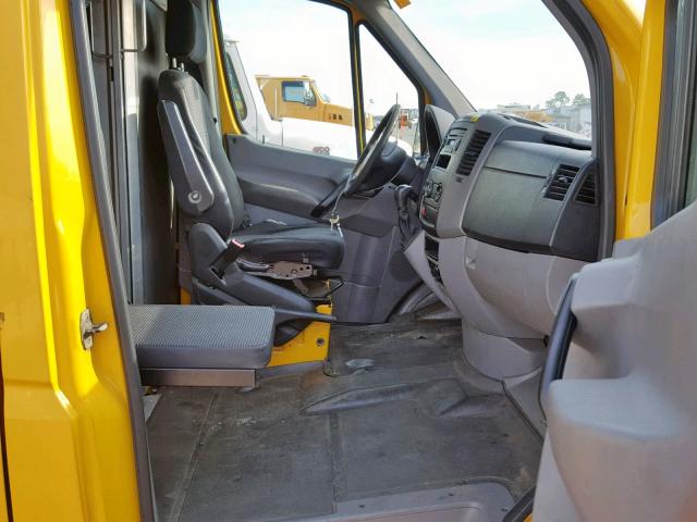 WDYPE8CB1C5665917 - 2012 FREIGHTLINER SPRINTER 2 YELLOW photo 5