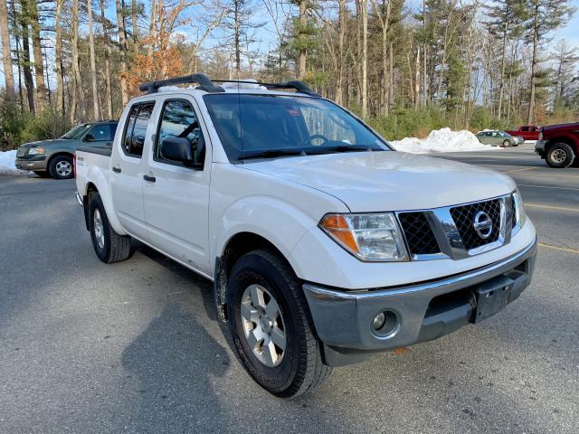 1N6AD07W75C412972 - 2005 NISSAN FRONTIER C WHITE photo 1