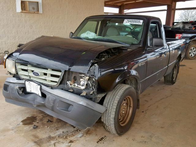 1FTYR10U31TA68505 - 2001 FORD RANGER BLACK photo 2