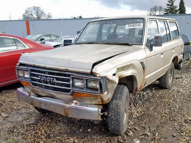 JT3FJ62G6J0078521 - 1988 TOYOTA LAND CRUIS GOLD photo 2