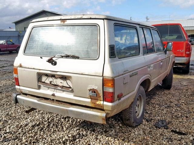 JT3FJ62G6J0078521 - 1988 TOYOTA LAND CRUIS GOLD photo 4