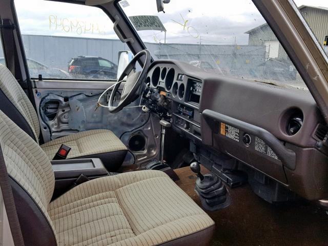 JT3FJ62G6J0078521 - 1988 TOYOTA LAND CRUIS GOLD photo 5