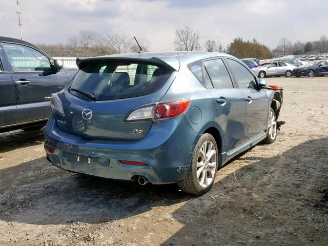 JM1BL1M64B1407000 - 2011 MAZDA 3 S BLUE photo 4