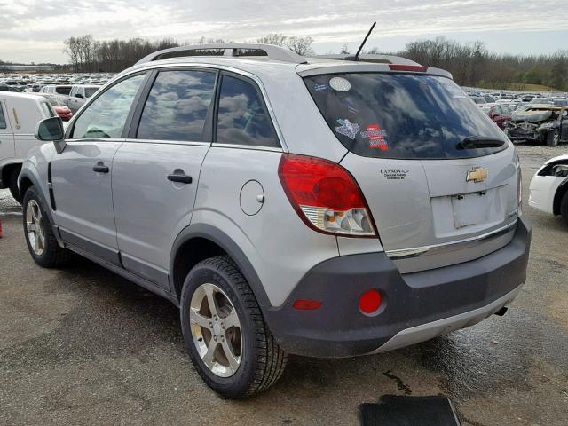 3GNAL2EK7CS574522 - 2012 CHEVROLET CAPTIVA SP SILVER photo 3