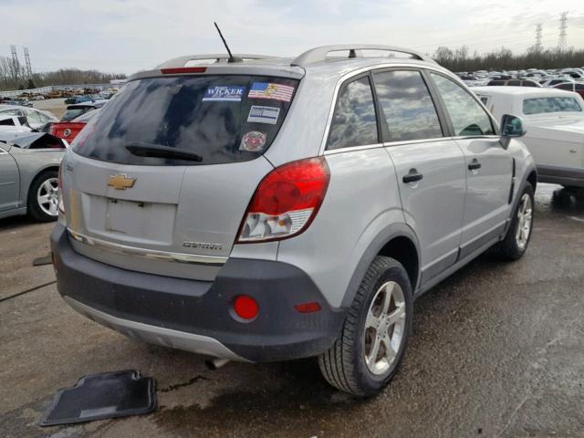 3GNAL2EK7CS574522 - 2012 CHEVROLET CAPTIVA SP SILVER photo 4