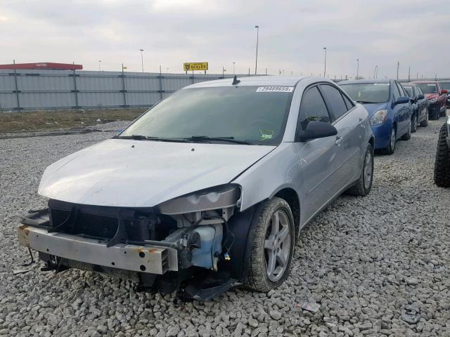 1G2ZH57N694162885 - 2009 PONTIAC G6 GT SILVER photo 2