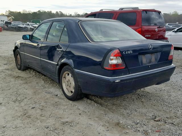 WDBHA29G5XA714656 - 1999 MERCEDES-BENZ C 280 BLUE photo 3