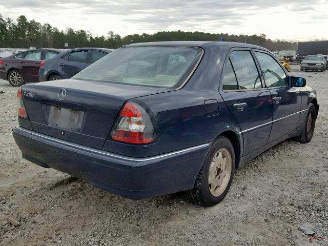 WDBHA29G5XA714656 - 1999 MERCEDES-BENZ C 280 BLUE photo 4