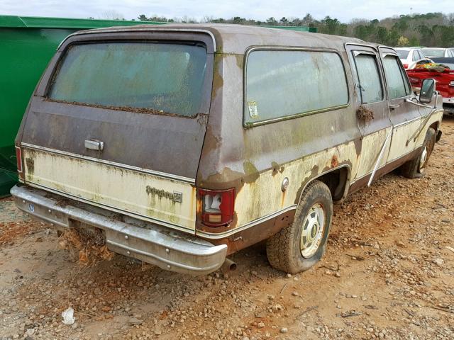 CCS268F175700 - 1978 CHEVROLET SUBURBAN BROWN photo 4