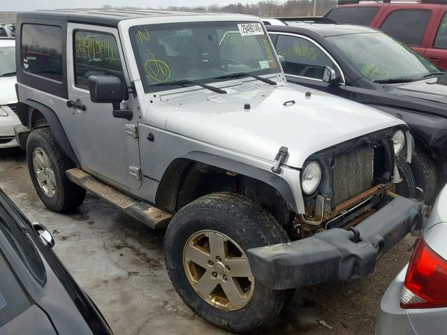 1J4FA54157L130060 - 2007 JEEP WRANGLER S SILVER photo 1