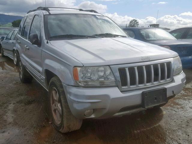 1J4GX58N04C413106 - 2004 JEEP GRAND CHER SILVER photo 1