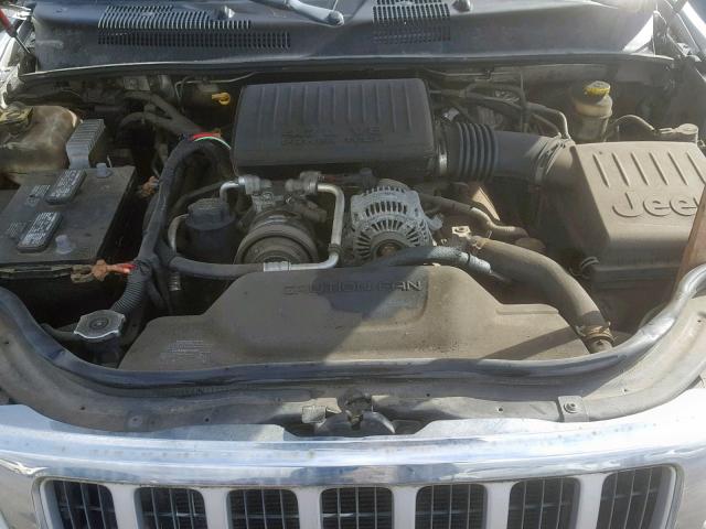 1J4GX58N04C413106 - 2004 JEEP GRAND CHER SILVER photo 7