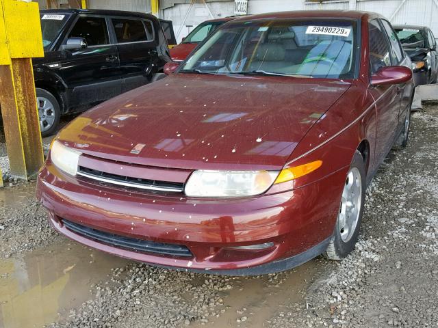 1G8JW52R7YY603143 - 2000 SATURN LS2 MAROON photo 2