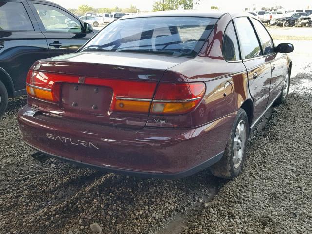 1G8JW52R7YY603143 - 2000 SATURN LS2 MAROON photo 4