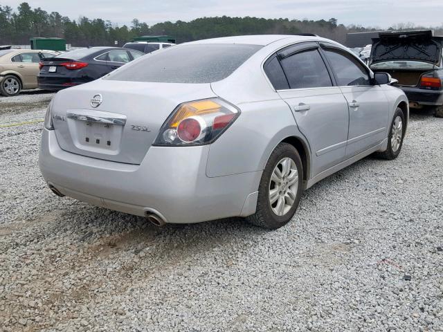 1N4AL2AP6CC136595 - 2012 NISSAN ALTIMA BAS SILVER photo 4