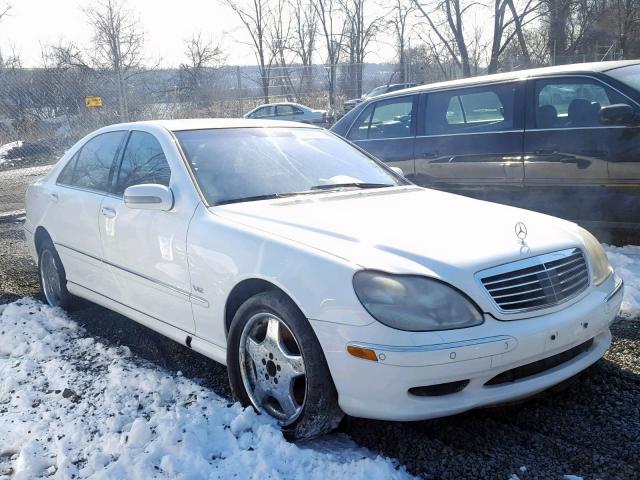 WDBNG78J92A255121 - 2002 MERCEDES-BENZ S 600 WHITE photo 1