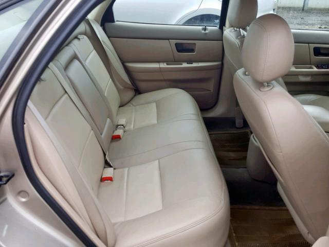 1FAFP56U07A134305 - 2007 FORD TAURUS SEL BEIGE photo 6