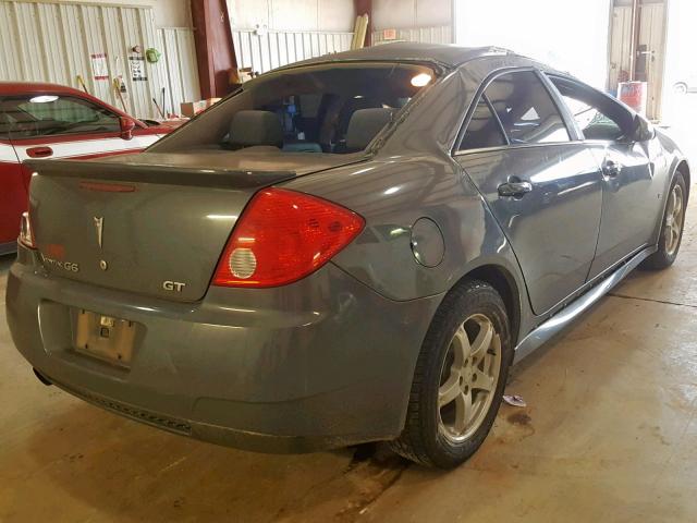 1G2ZK57N694230605 - 2009 PONTIAC G6 GT GRAY photo 4