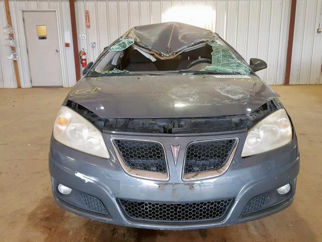 1G2ZK57N694230605 - 2009 PONTIAC G6 GT GRAY photo 9