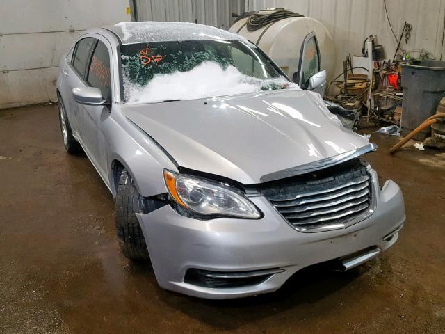 1C3CCBAB4CN152746 - 2012 CHRYSLER 200 LX SILVER photo 1