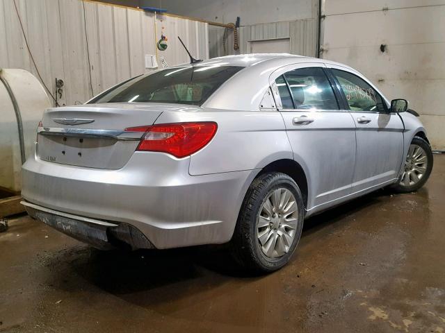 1C3CCBAB4CN152746 - 2012 CHRYSLER 200 LX SILVER photo 4