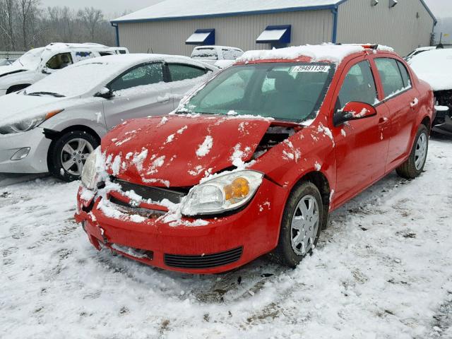 1G1AL58F587316944 - 2008 CHEVROLET COBALT LT RED photo 2