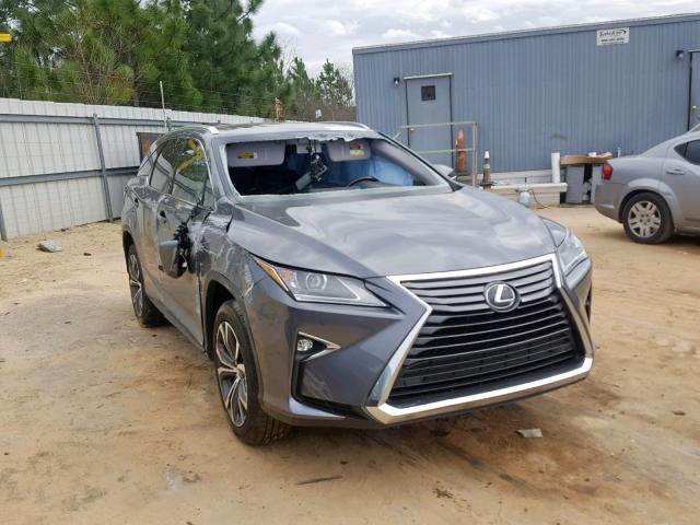 JTJGZKCA2J2000654 - 2018 LEXUS RX 350 L GRAY photo 1