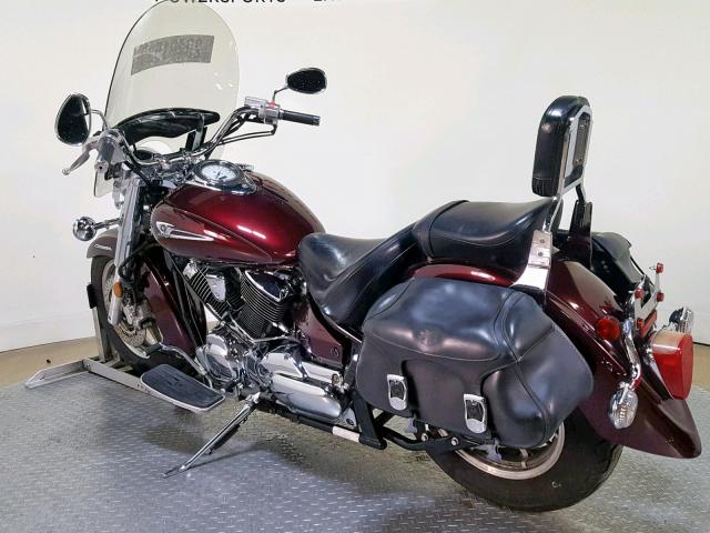 JYAVP11E47A096023 - 2007 YAMAHA XVS1100 BURGUNDY photo 6