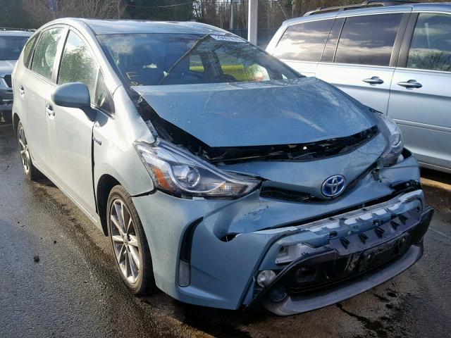 JTDZN3EU7GJ048279 - 2016 TOYOTA PRIUS V BLUE photo 1