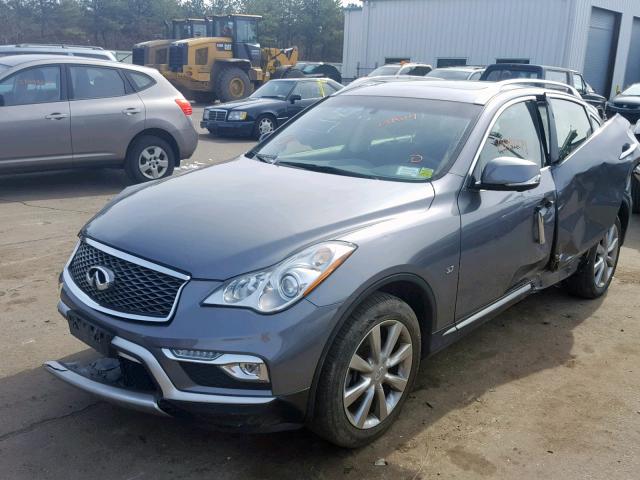 JN1BJ0RR8GM263298 - 2016 INFINITI QX50 GRAY photo 2