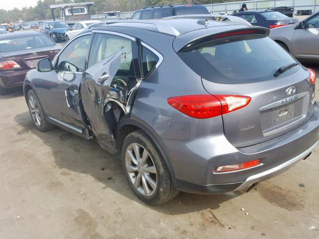 JN1BJ0RR8GM263298 - 2016 INFINITI QX50 GRAY photo 3